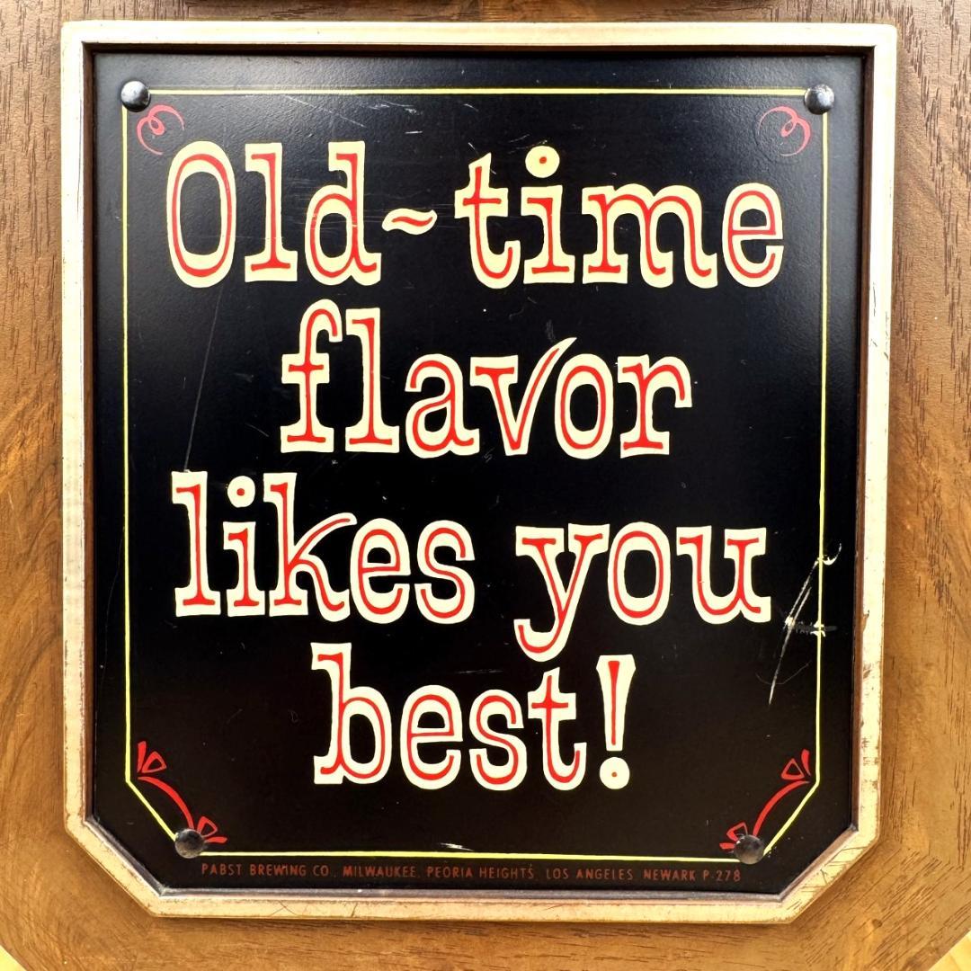 Pabst Blue Ribbon 壁掛け時計 掛時計 ビンテージ パブスト