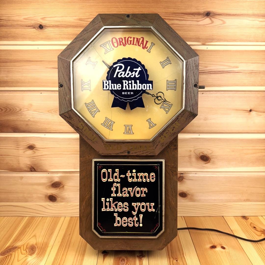Pabst Blue Ribbon 壁掛け時計 掛時計 ビンテージ パブスト