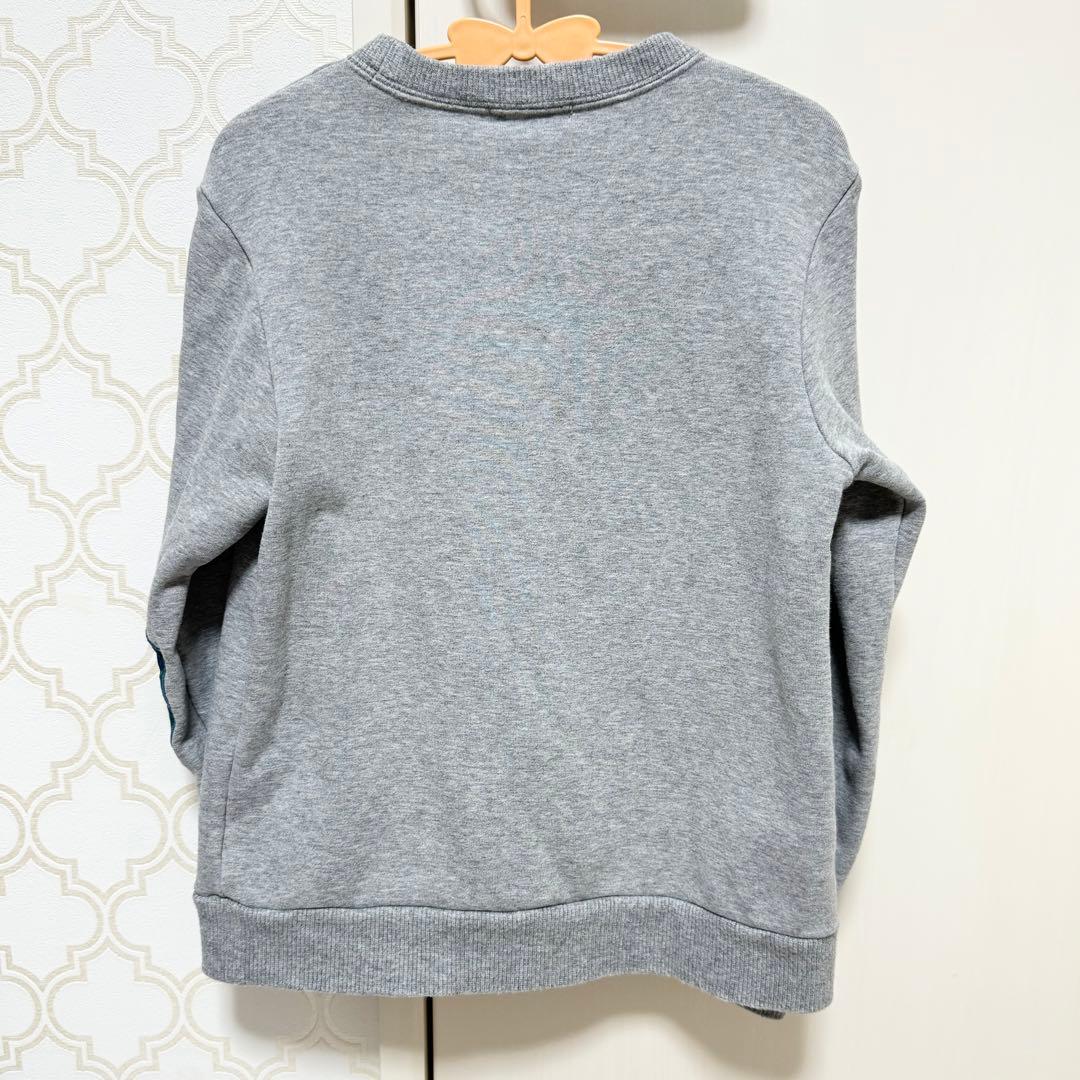 ファミリア 長袖 トレーナー ドクターイエロー 緑チェック 120cm