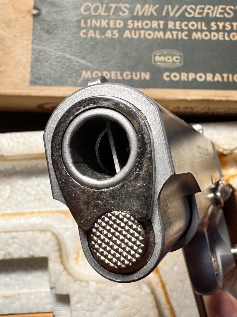 MGC　コルト ガバメント Mk.4 シリーズ70　シルバーモデル