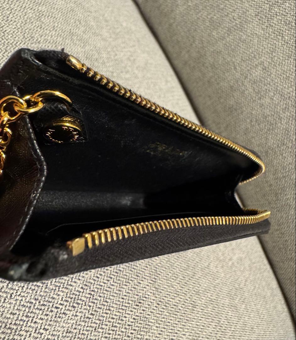 PRADA プラダ　1PP122 サフィアーノ レザー キーチェーン