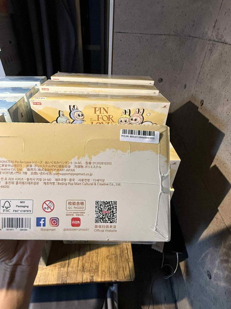 ラブブ THEMONSTERPINFORLOVE(A-M) アソート 10BOX