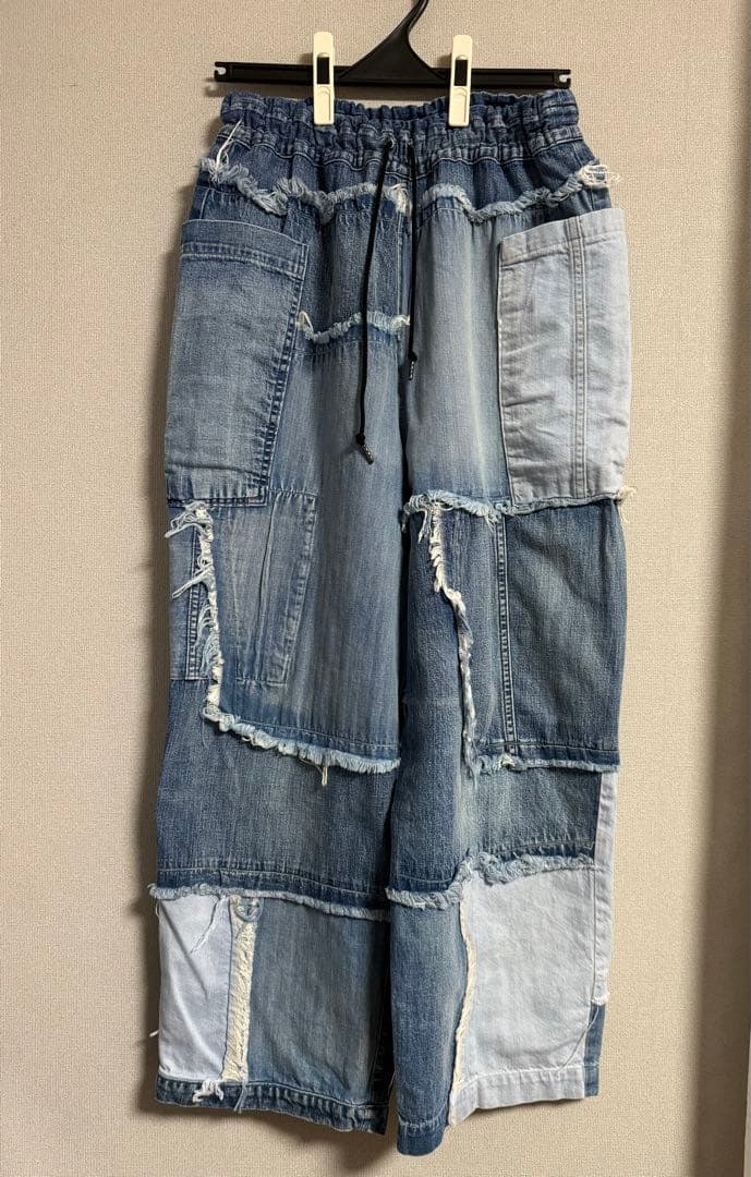 gotohollywood パッチワークデニム GO TO HOLLYWOOD パッチワークデニム Work Denim Unique-shape Pants