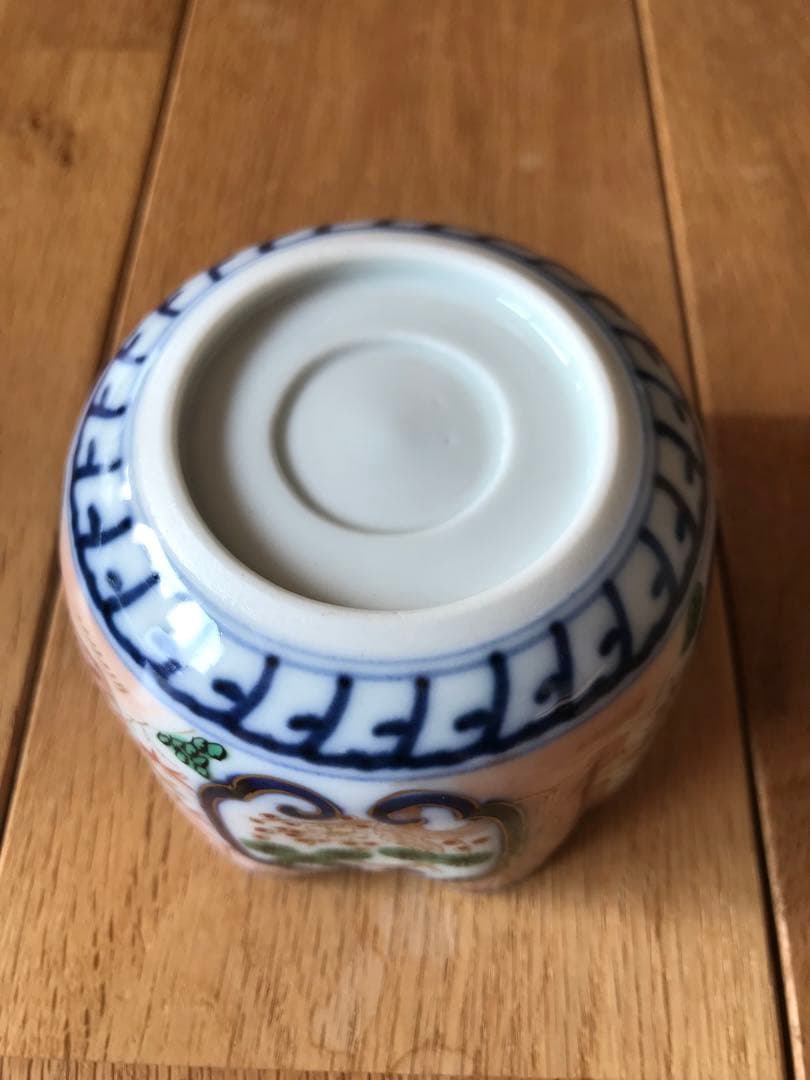 大聖寺伊万里　古伊万里　伊万里　色絵　金彩　向付　輪華鉢　5客