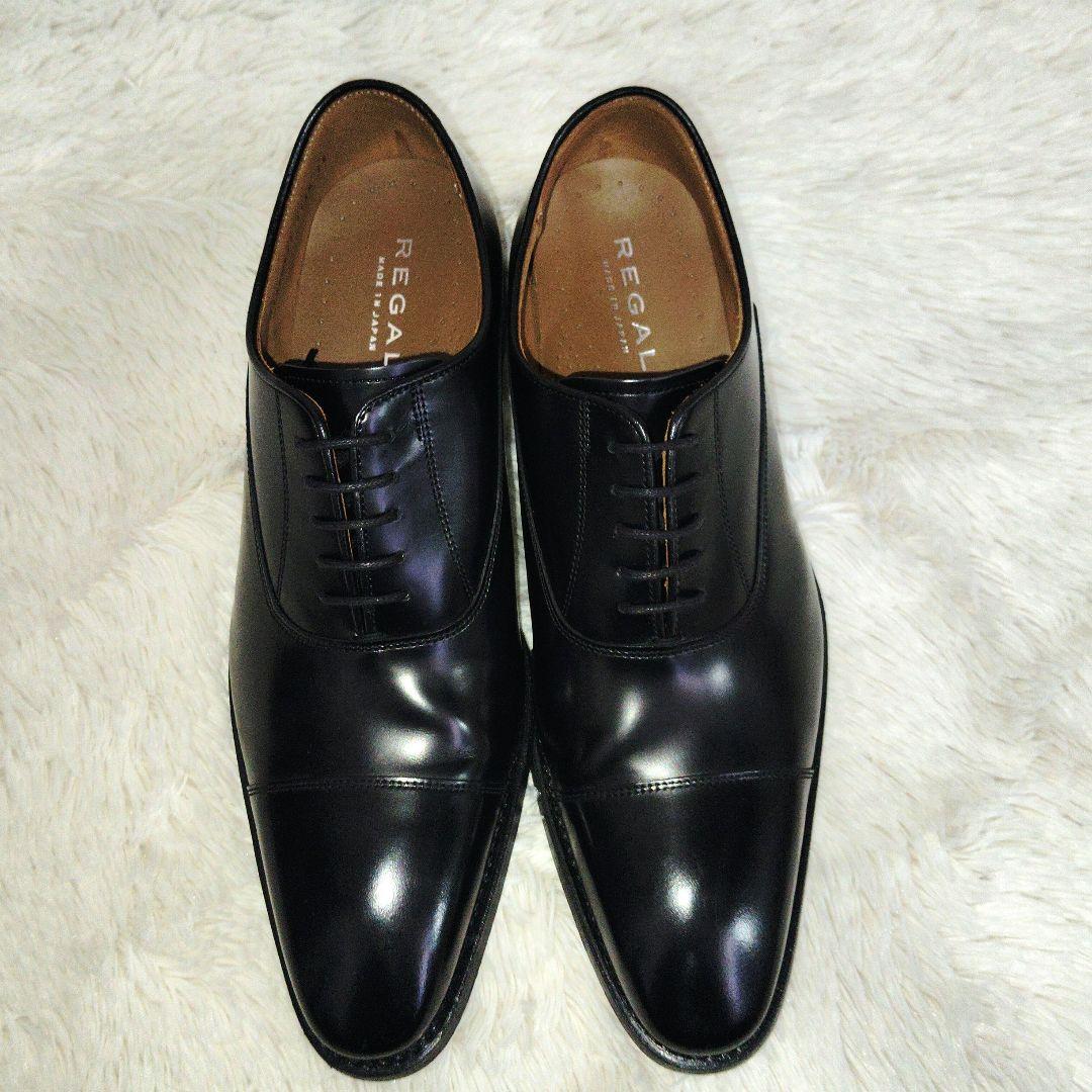 【美品】REGALリーガル　315R　冠婚葬祭　ストレートチップ　黒　26