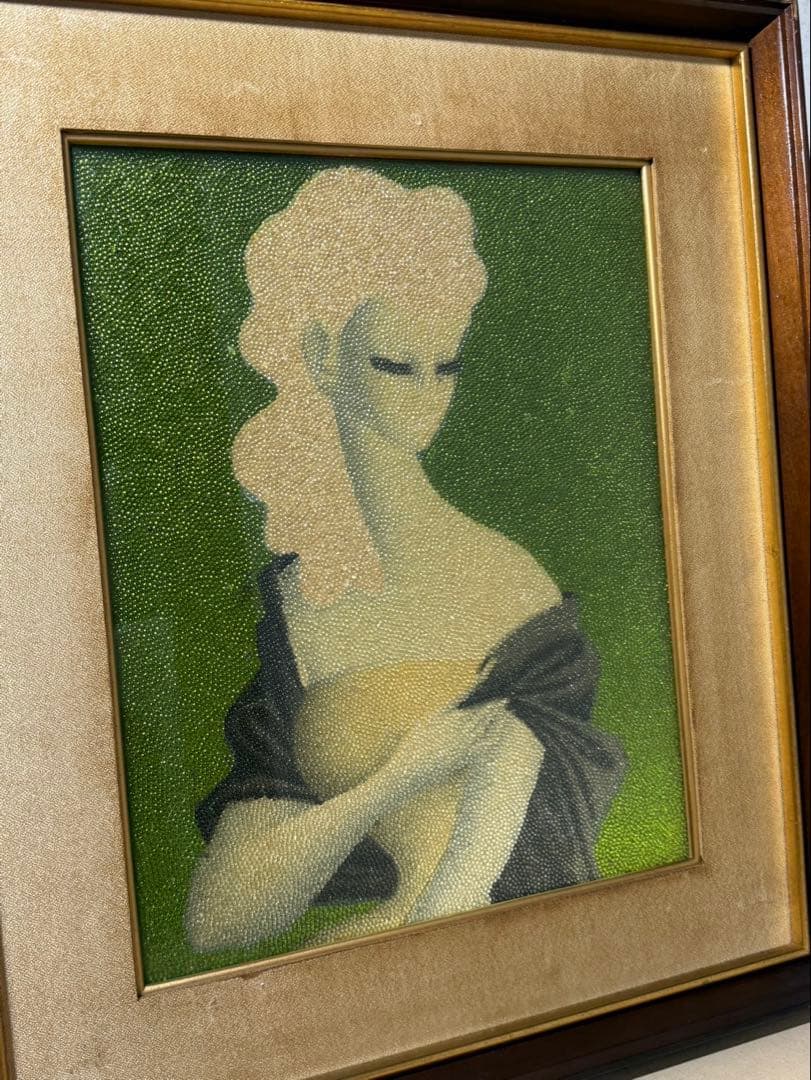 東郷青児 ビーズ 額縁 ビーズアート