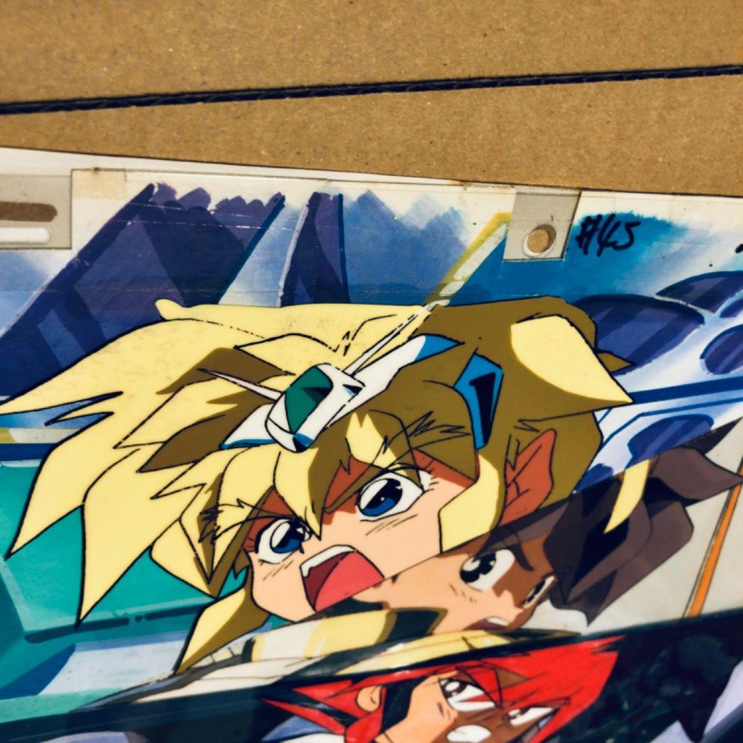 セル画 背景付き 魔神英雄伝ワタル 戦部ワタル 虎王 海火子