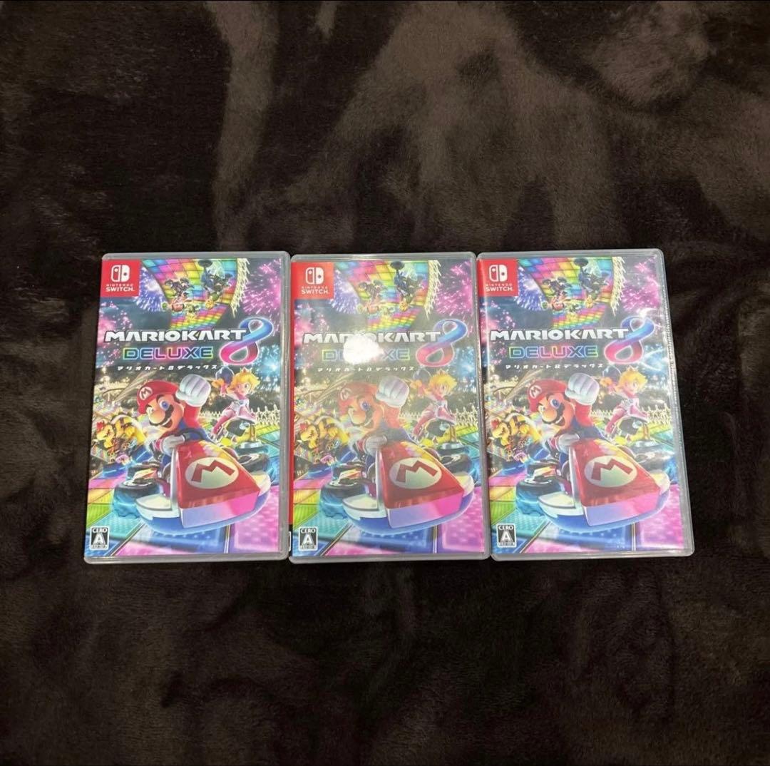 【3本セット】マリオカート8デラックス　ソフト　Nintendo Switch