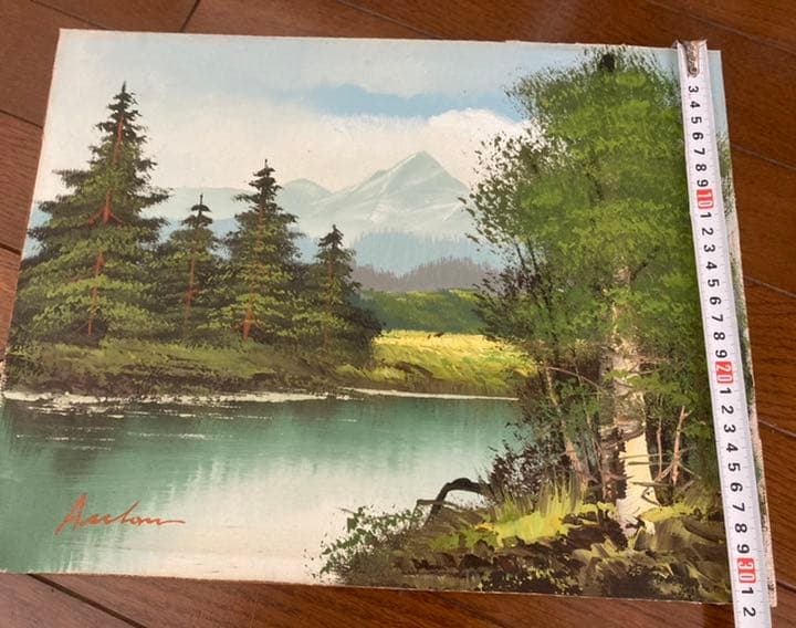 お値下げ　額縁絵画　油絵　風景画　アンティーク