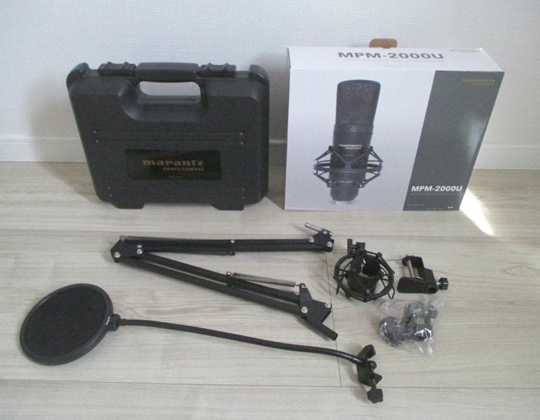 【未使用品】マランツプロ MPM2000U コンデンサーマイク スタンド セット