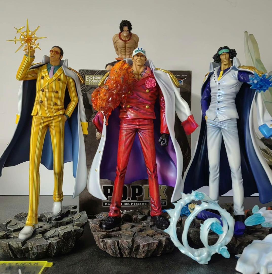 ワンピース 海軍 赤犬 青雉 黄猿  フィギュア ガレージキット