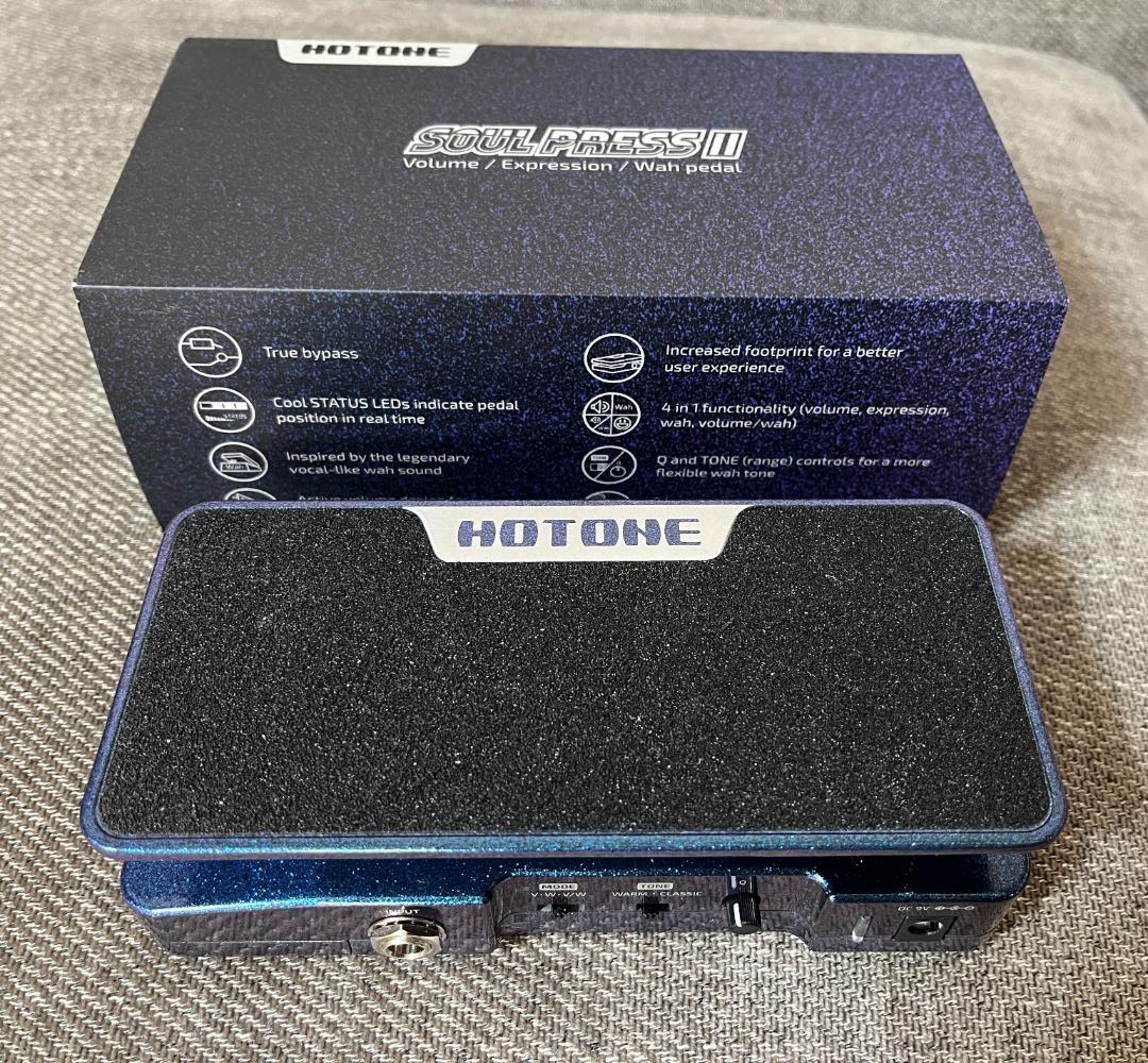 HOTONE SOUL PRESS II ボリューム/エクスプレッション/ワウ Hotone Soul Press II Volume/Wah/Expression Pedal | Sweetwater