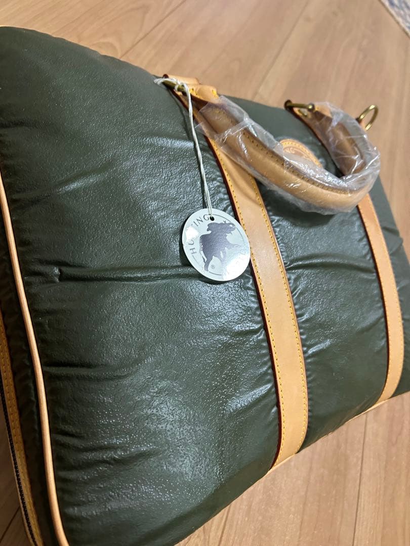 訳あり！！HUNTING WORLD グリーン ビジネスバッグ SPORTING