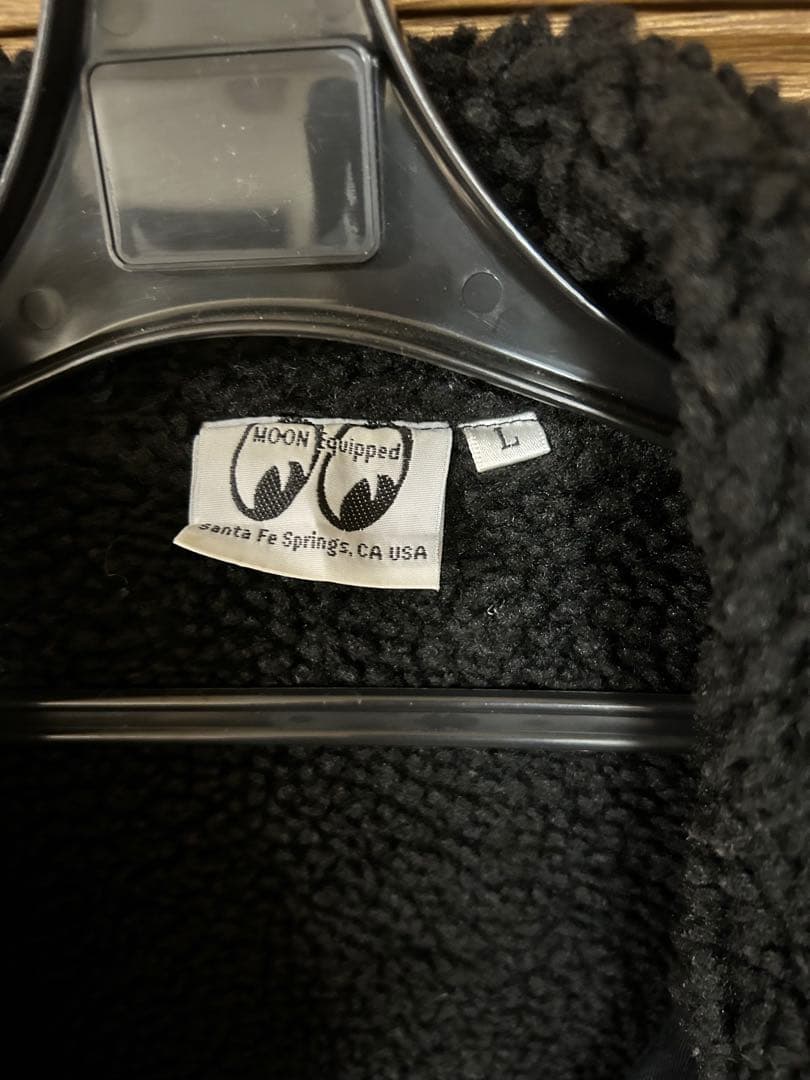 MOON Equipped フリースライニングジャケット L 黒