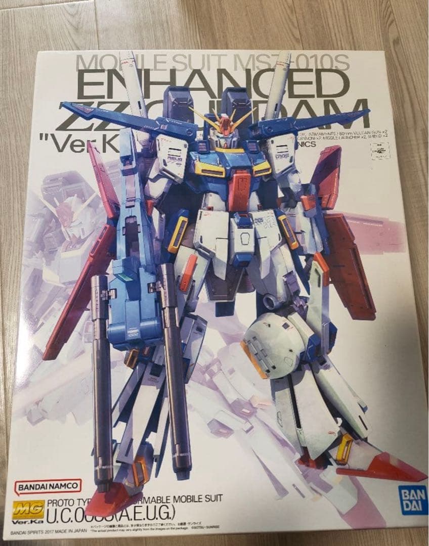 MG 強化型ダブルゼータガンダム\"Ver.Ka\" MG 強化型ダブルゼータガンダム Ver.Ka」、アニメのイメージを成形色に