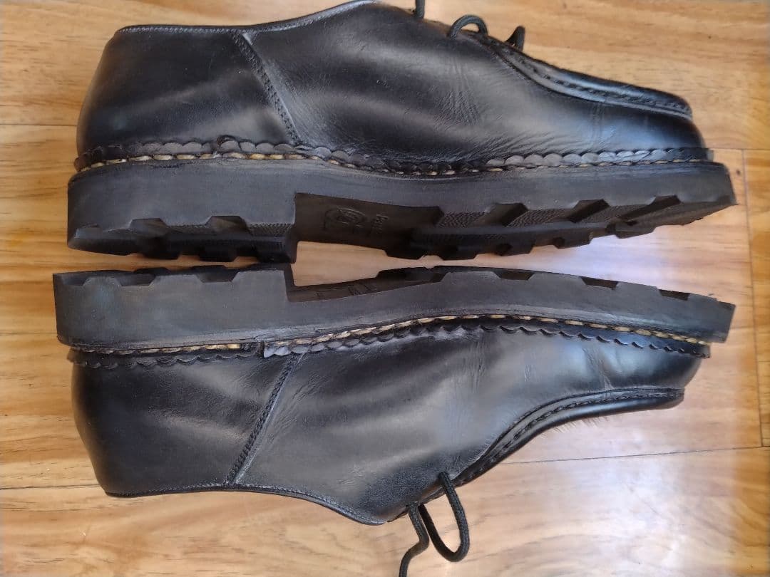 Paraboot モカシン 靴 レザー 毛皮