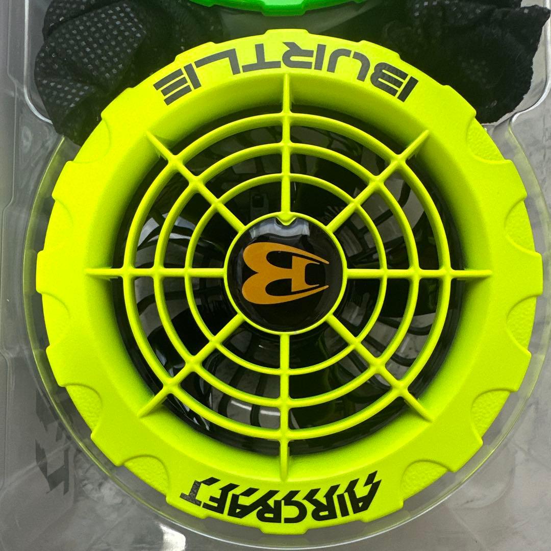限定品 バートル ファン アシンメトリー イエロー　ライム AC371 ❶