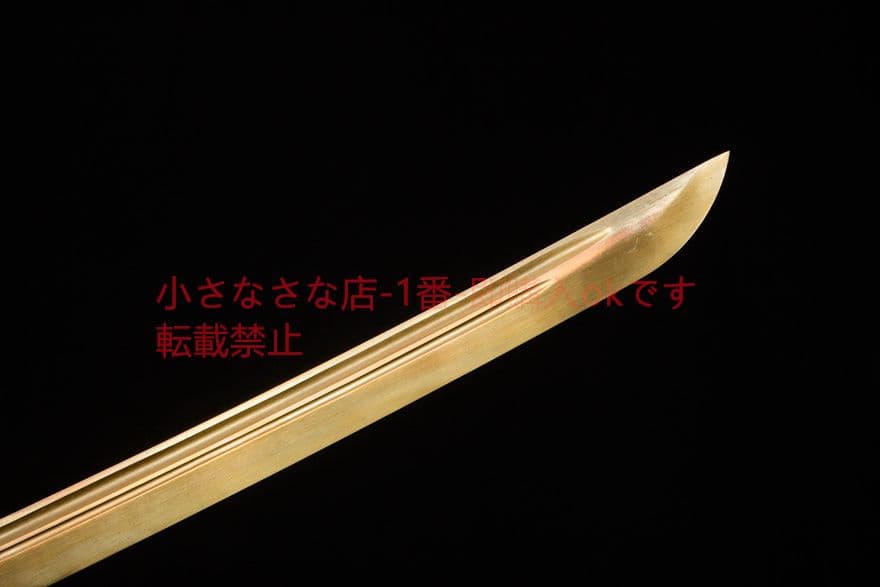 サンゴールド刺繍春刀-高性能マンガン鋼 古兵器 刀装具 日本刀 模造刀 居合刀