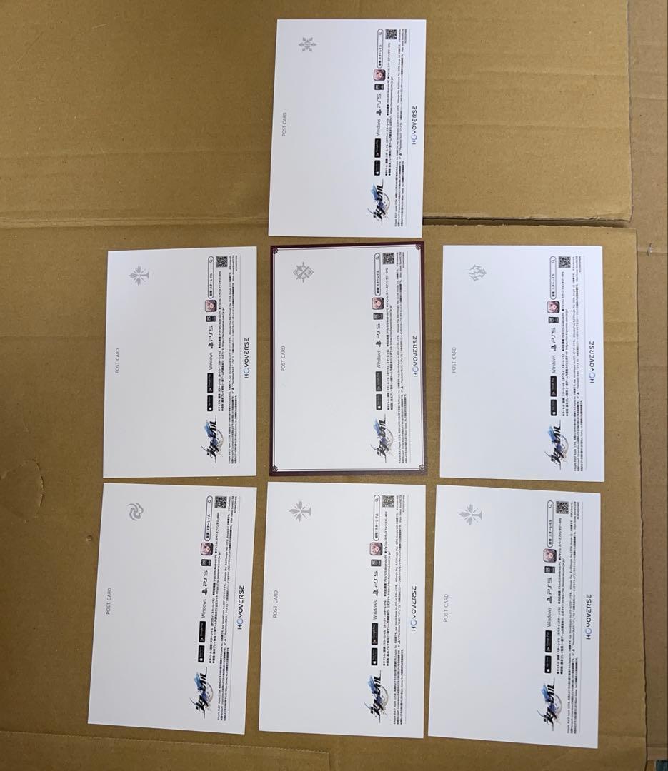 崩壊スターレイル 冬コミ C103 TGS 光円錐 ポストカード 7点セット