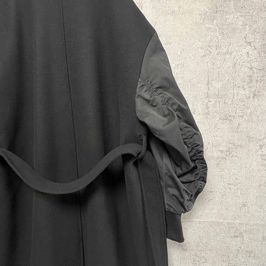 ZARA MA-1切替 マッチングボンバーコート 黒 XS オーバーサイズ - メルカリ