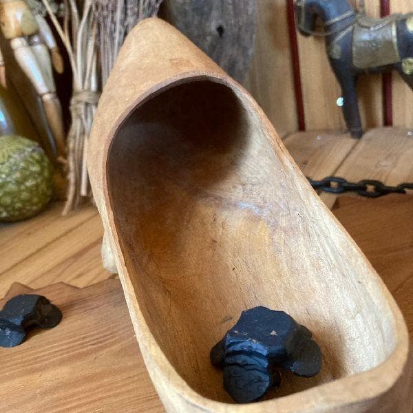 ヴィンテージ*ウッド サインボード*木製 看板*クロンプ木の靴シューズ