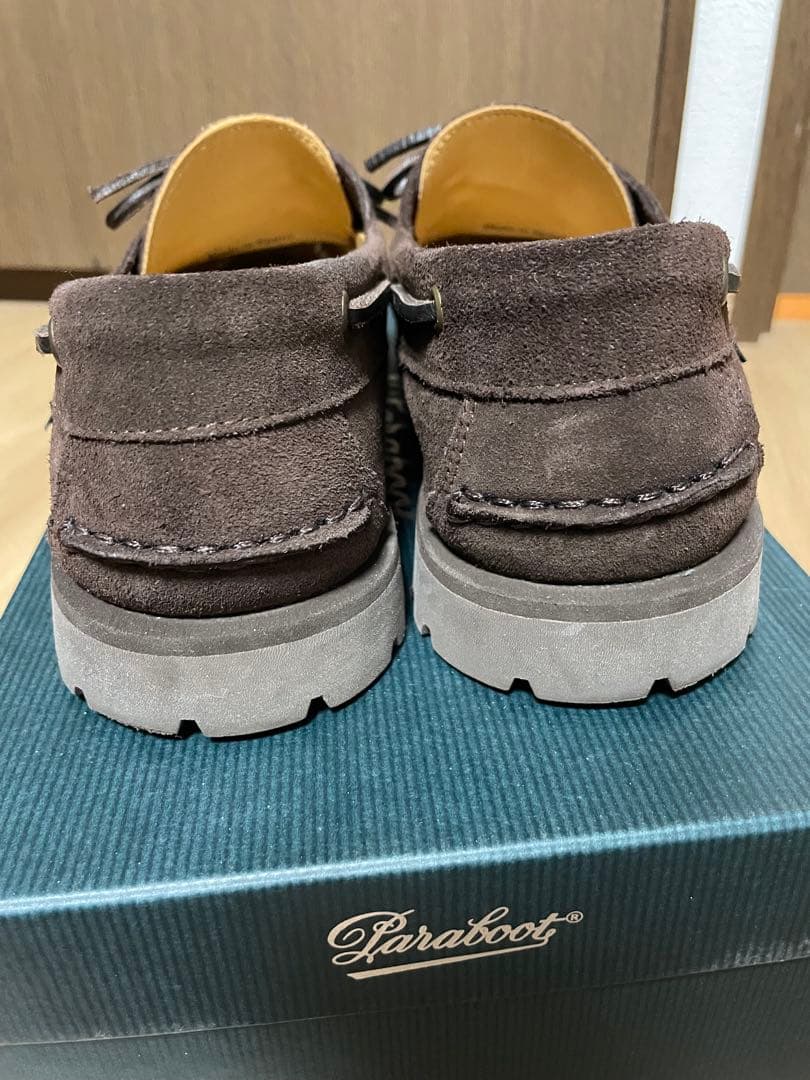 極美品★パラブーツ×アローズ 別注シューズ★コラボシューズ★ブラウンUK8