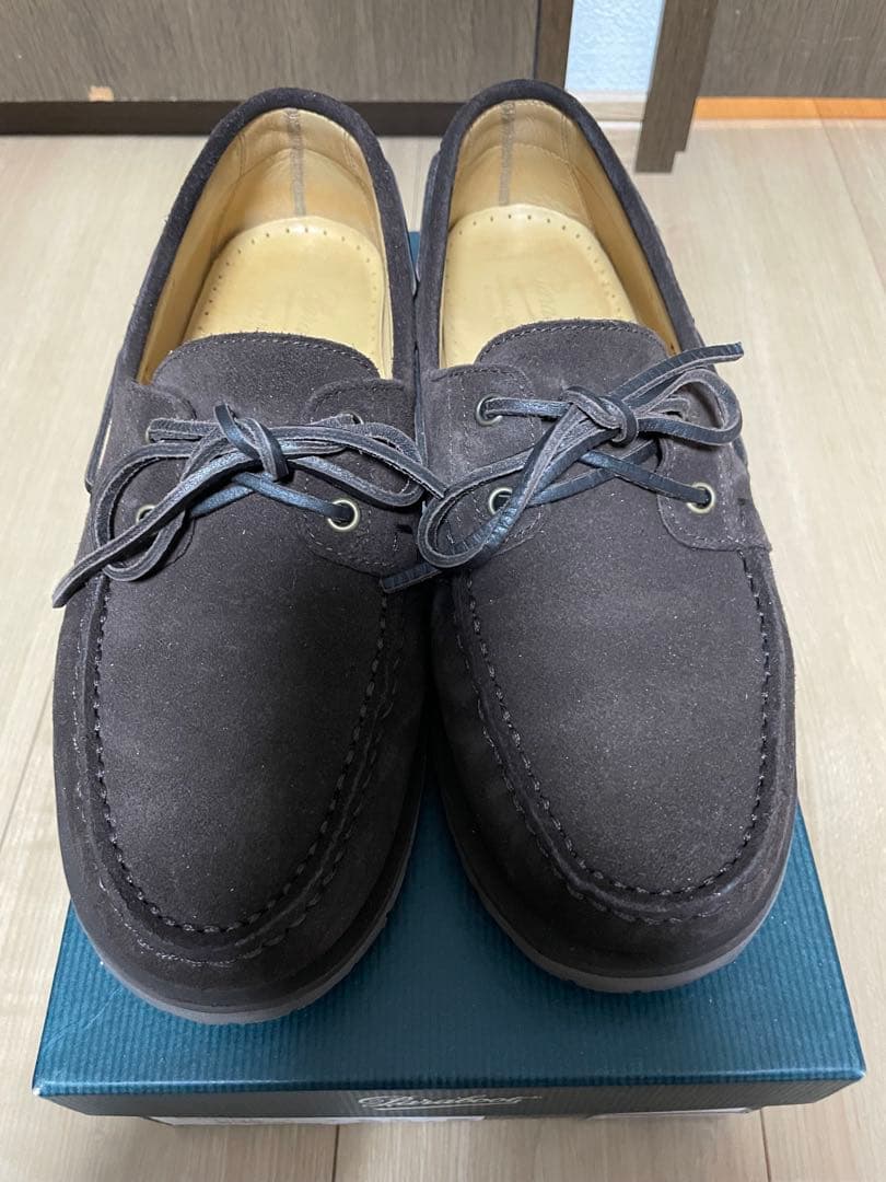 極美品★パラブーツ×アローズ 別注シューズ★コラボシューズ★ブラウンUK8