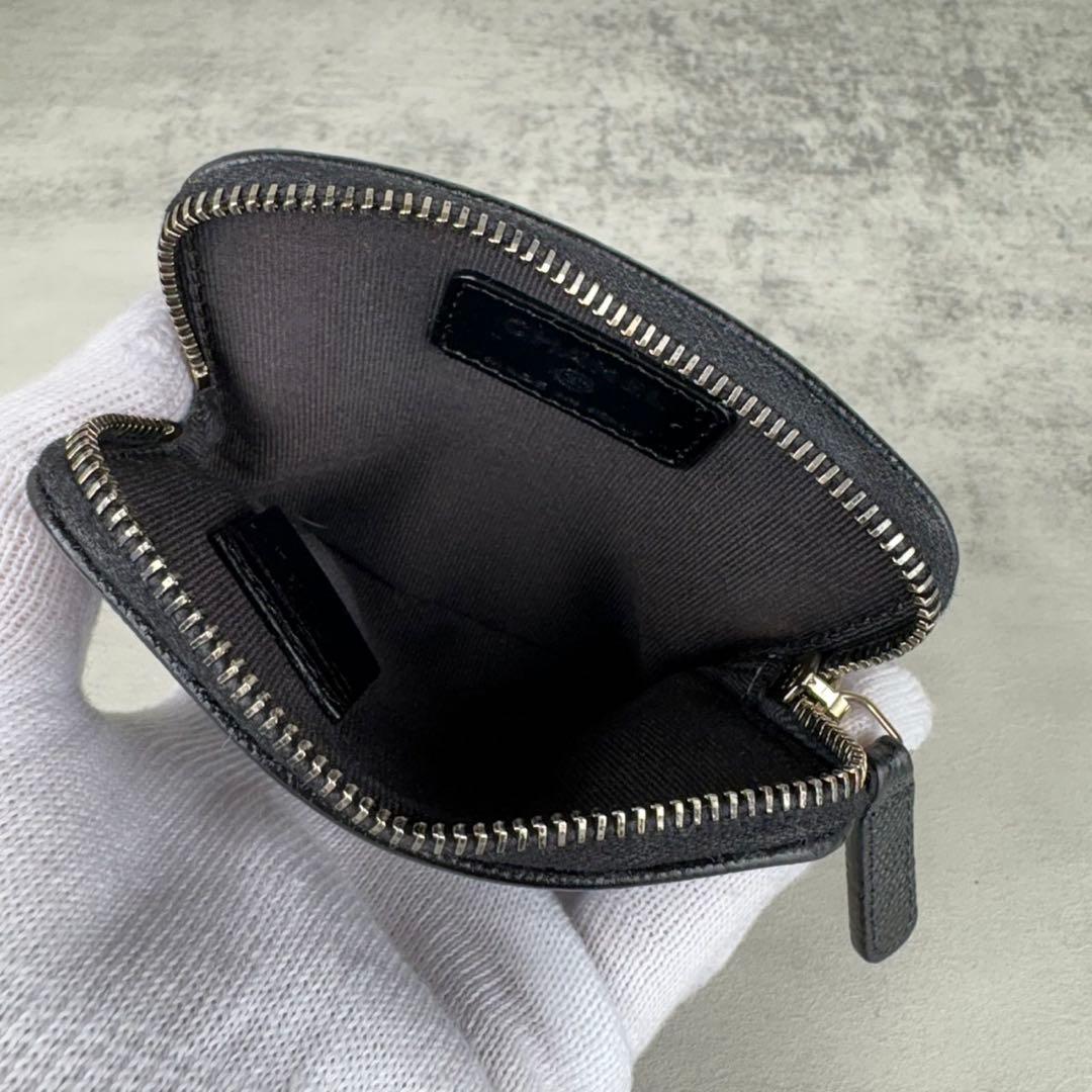 CHANEL キャビアスキン　マトラッセ　ケース　フラグメントケース