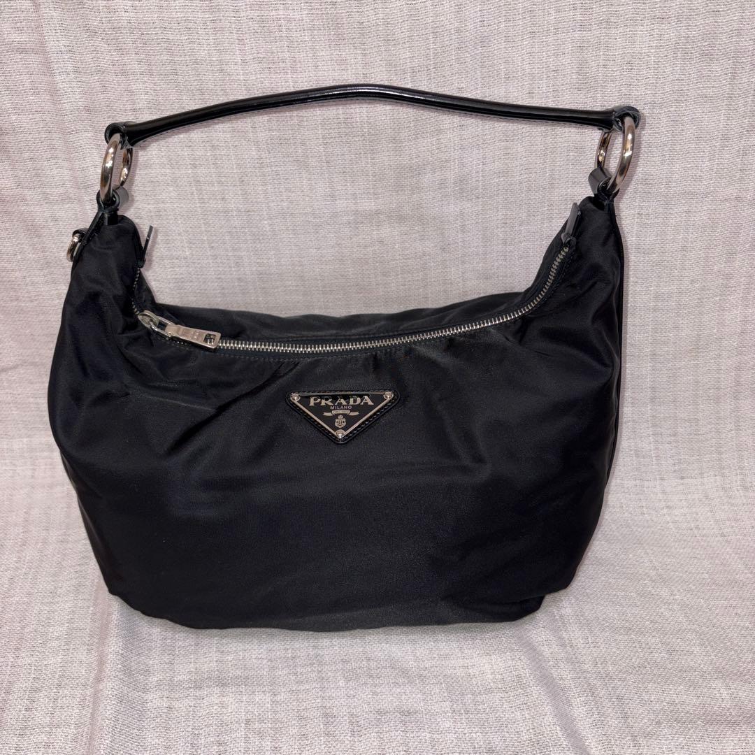 美品 PRADA プラダ ハンドバッグ ブラック 正規品 レディース