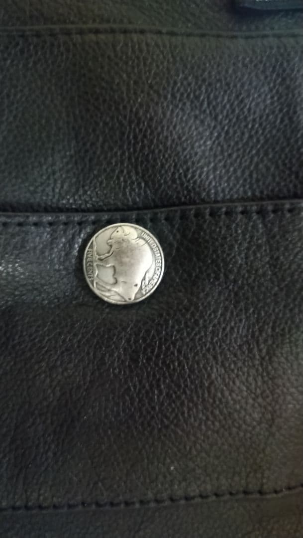 激激レア！　ハーレーダビッドソン　オールドワッペン　レザーベスト　XXL