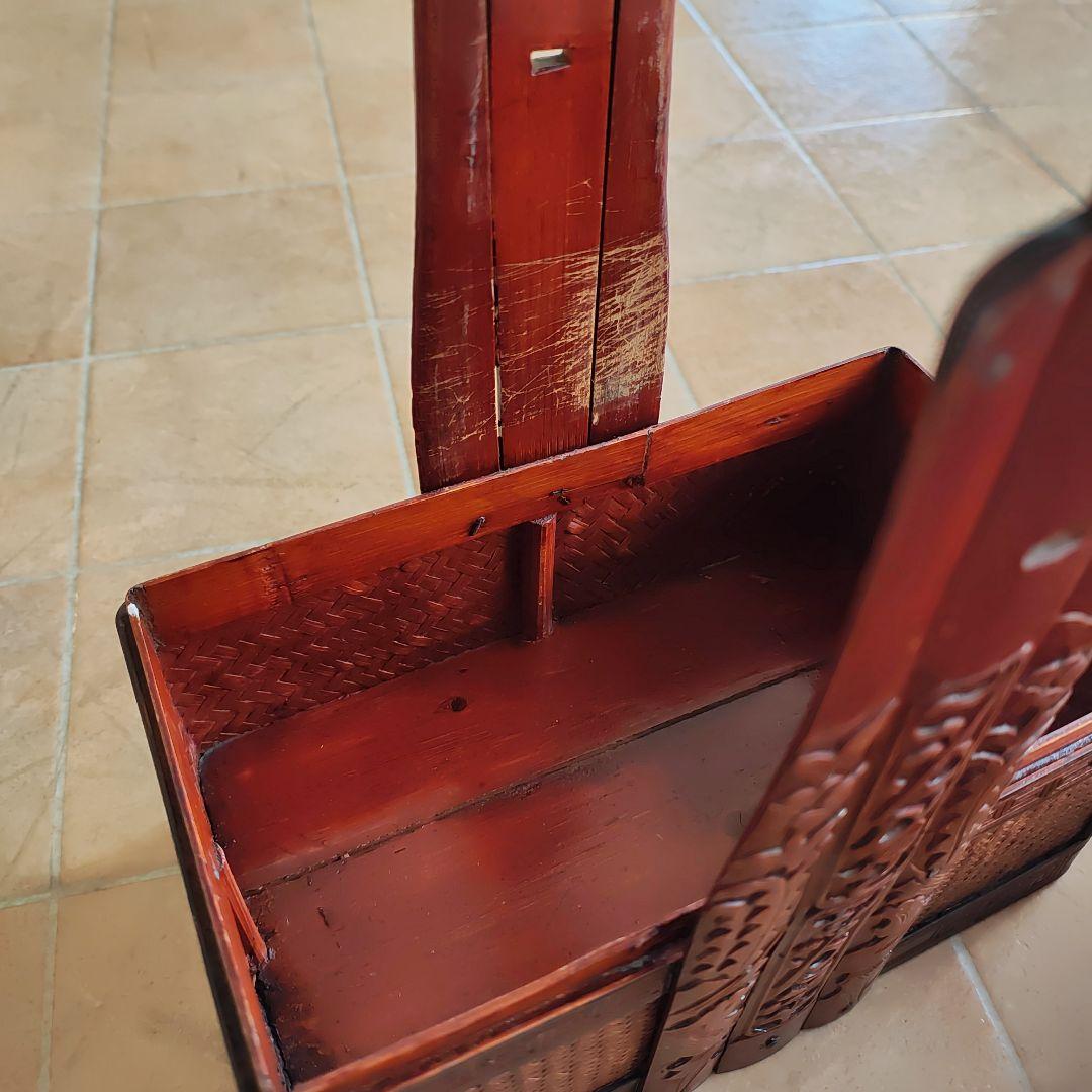 提藍（ていらん） 伝統的な日本の茶箱