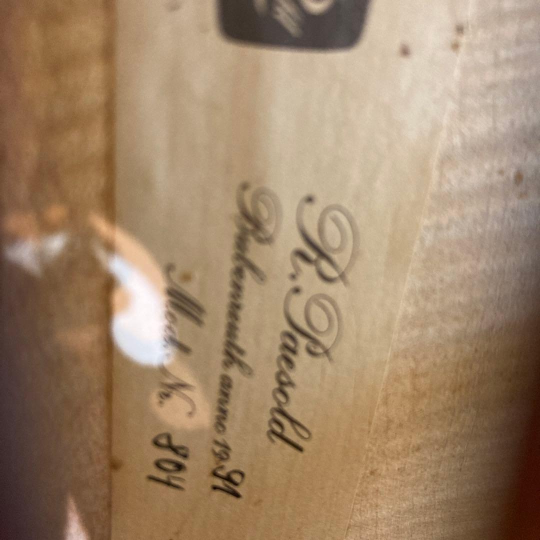 【銘器】R.Paesold No.804 バイオリン 4/4 1991年