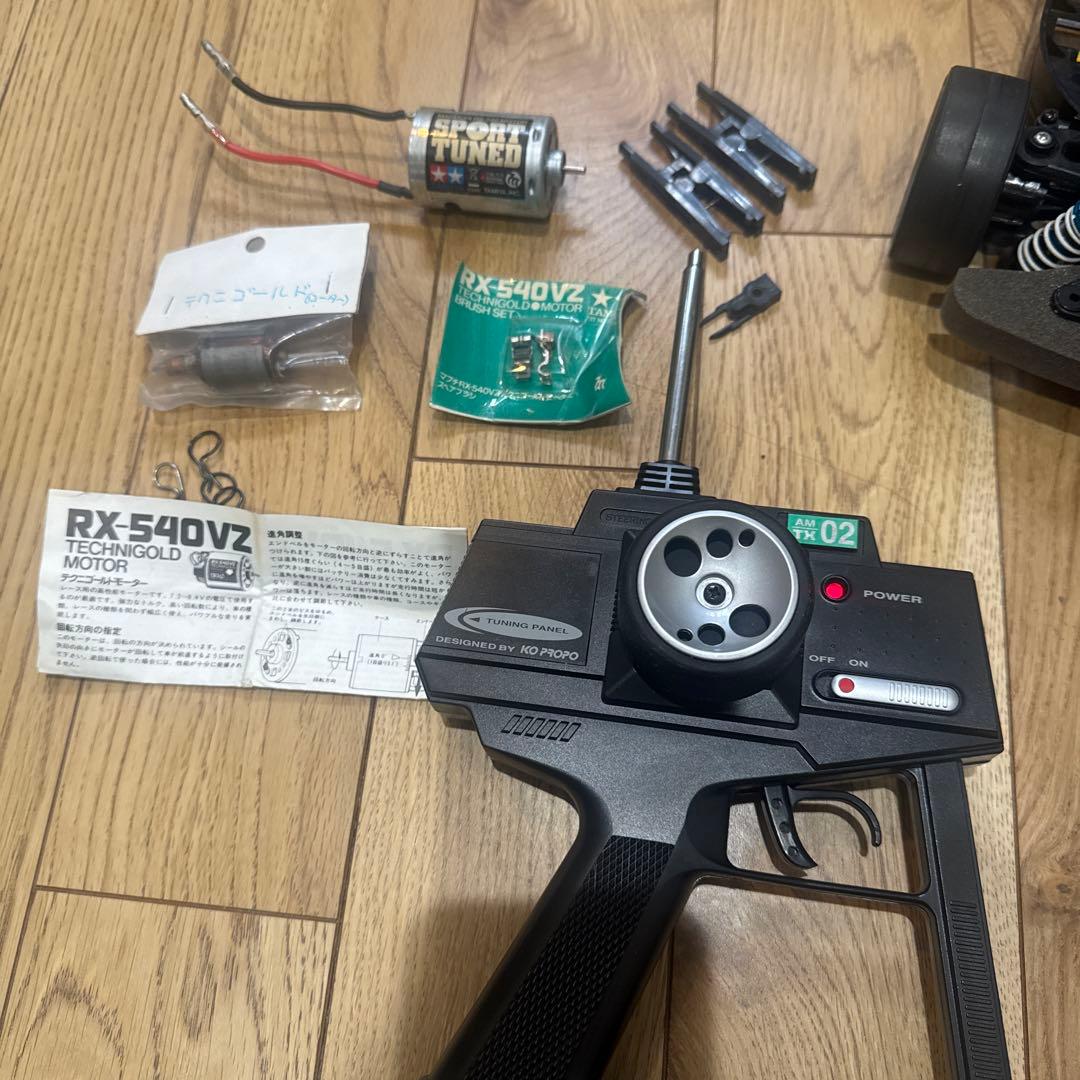 完動品　TT-01 BMW Z4 プロポセット　テクニゴールド モーターおまけ付