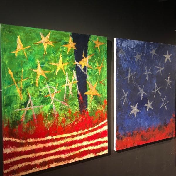 COTE MER デザイナー NORIO SATO 直筆サイン入りアート 緑