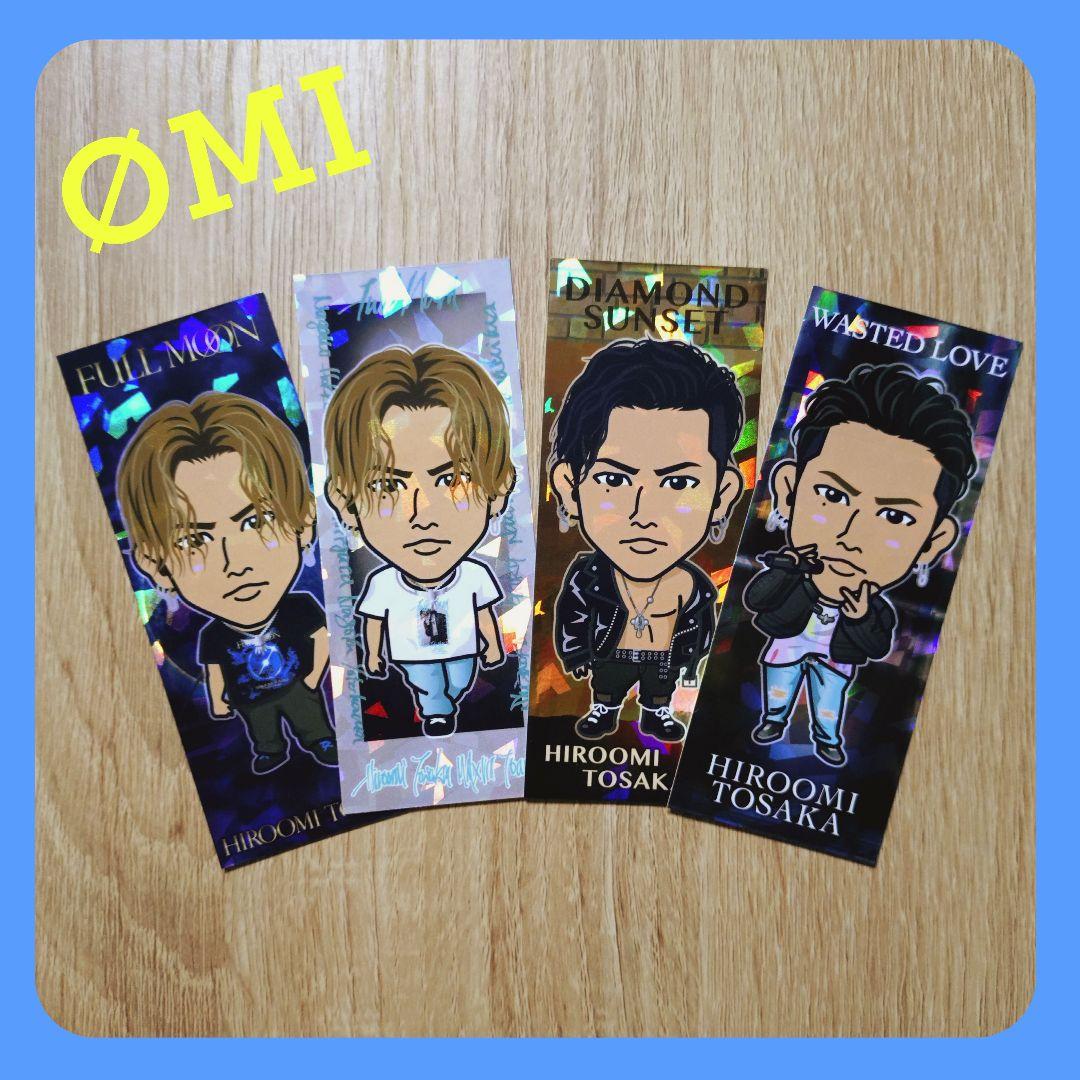 三代目 JSB3 登坂広臣 ØMI 千社札 ステッカー 4枚セット - メルカリ