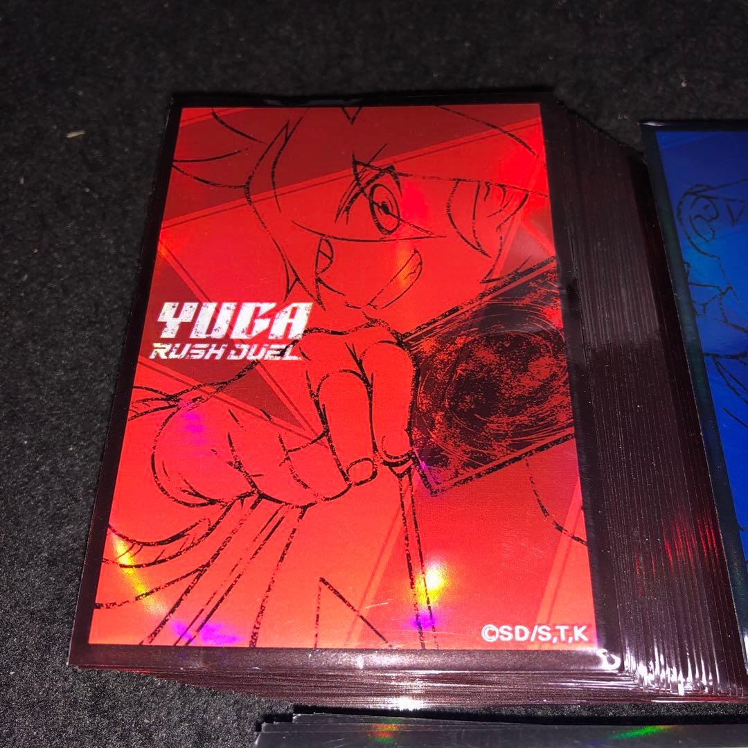 遊戯王 スリーブ 特製プロテクター レッドメタリック 初期 赤 公式