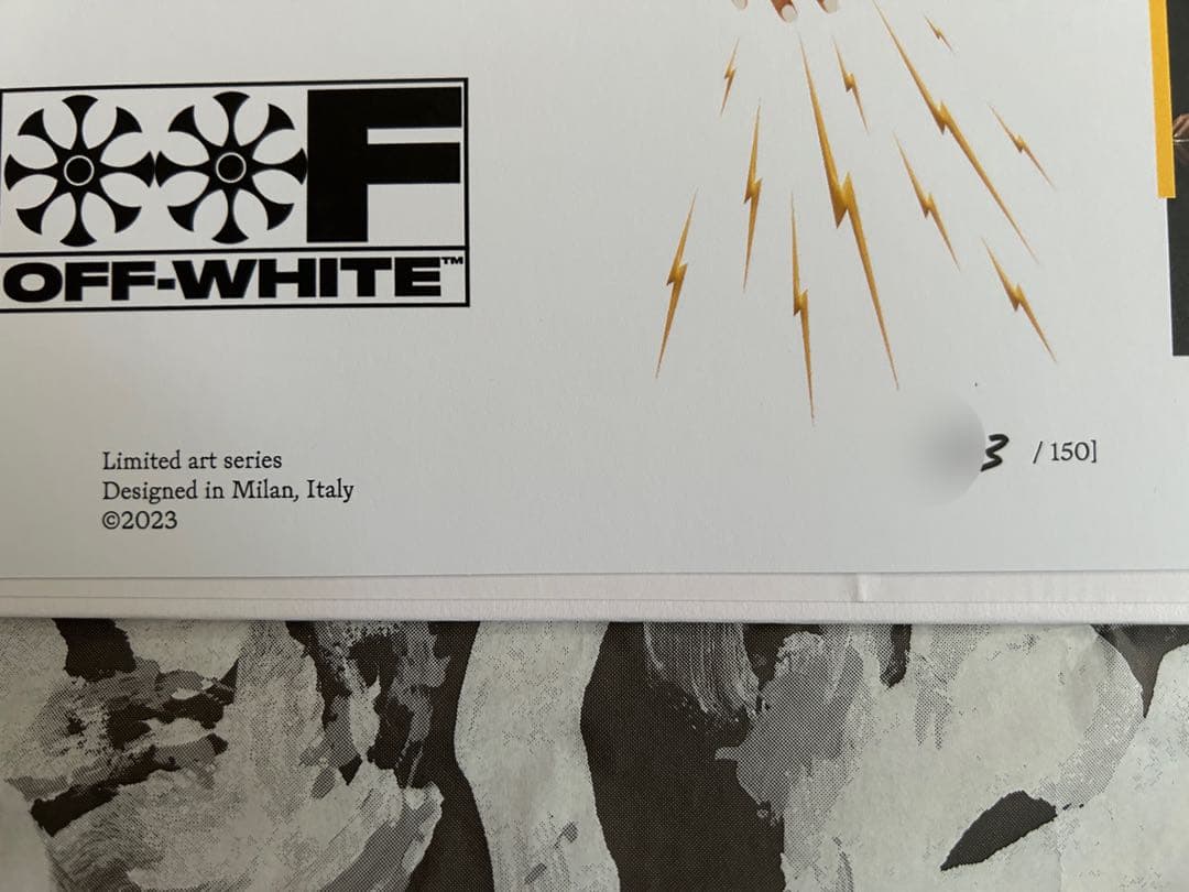 う*ん様 Off-White VirgilAbloh 150枚限定 ナンバリング
