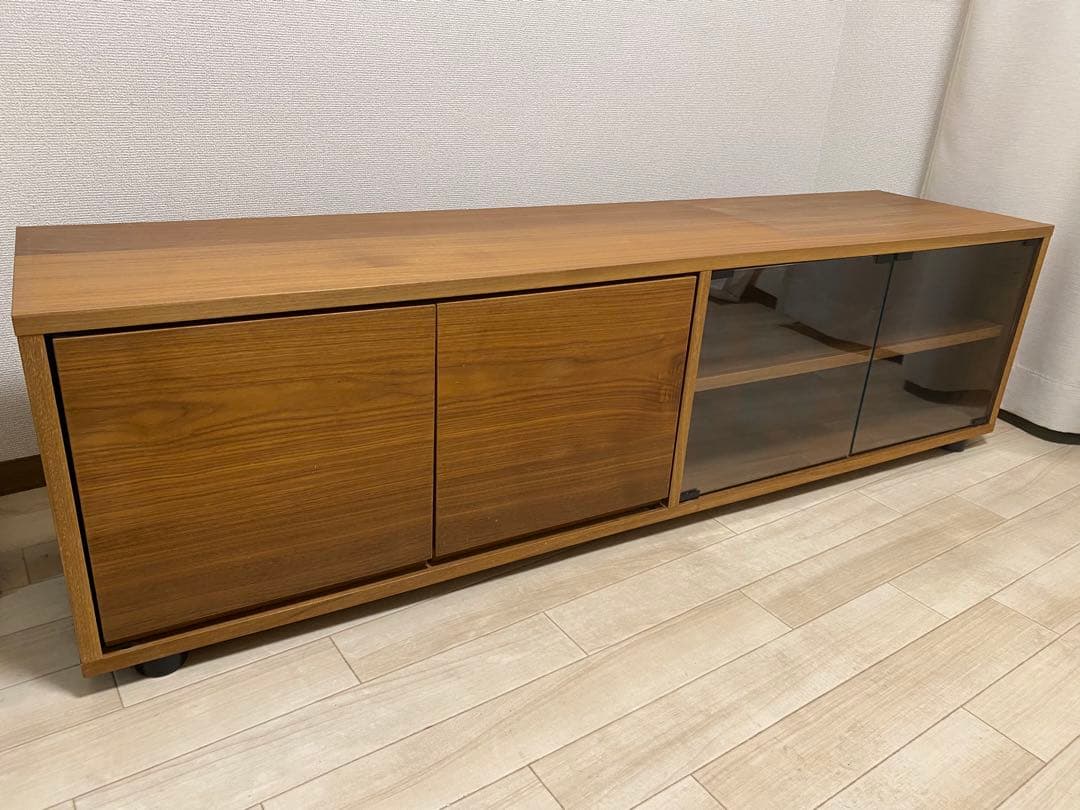 廃盤 無印良品 スタッキングキャビネット ウォールナット材 無印良品