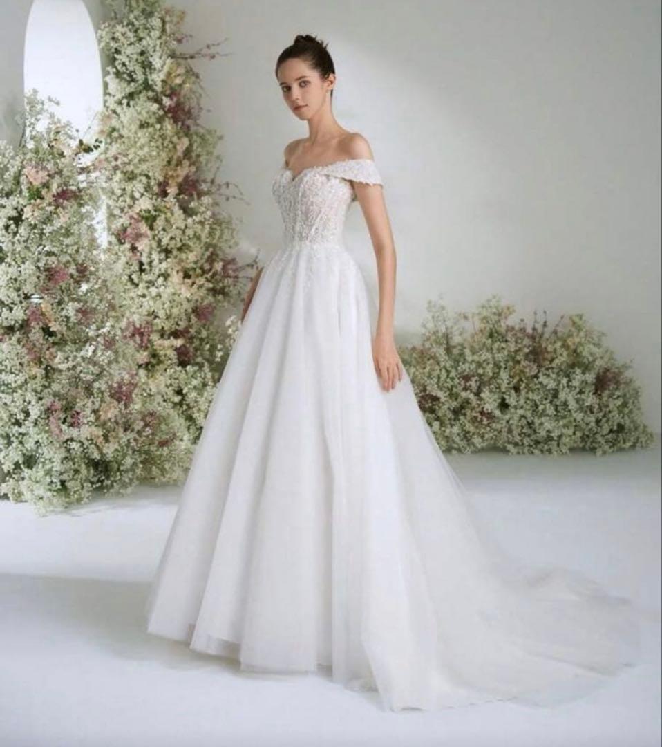 韓国ドレス 前撮り ウェディングドレス