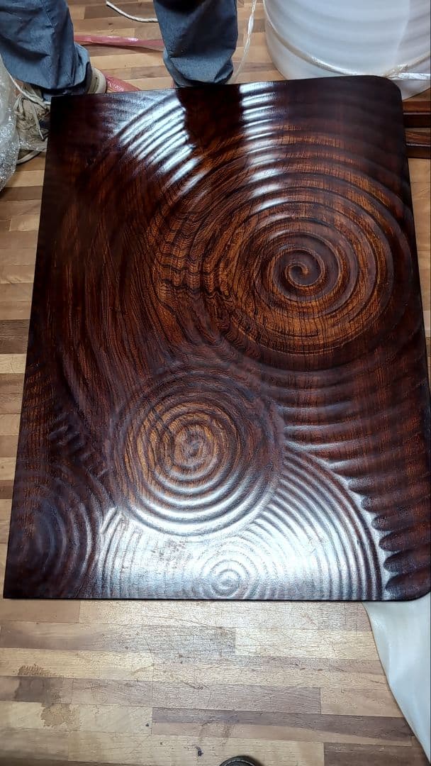 欅一枚の板衝立て 国内職人の一貫作業 - メルカリ