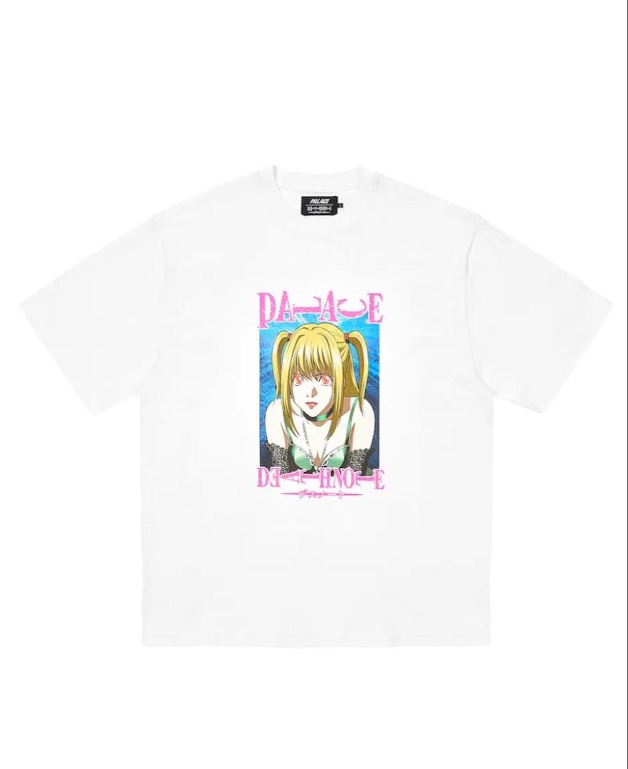 【PALACE】　デスノートコラボ　ミサミサTシャツLサイズ パレスが「デスノート」とコラボ、リュークやミサをデザインした