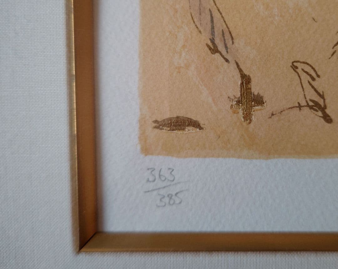 特価◯絵画 シルクスクリーン版画 額装品