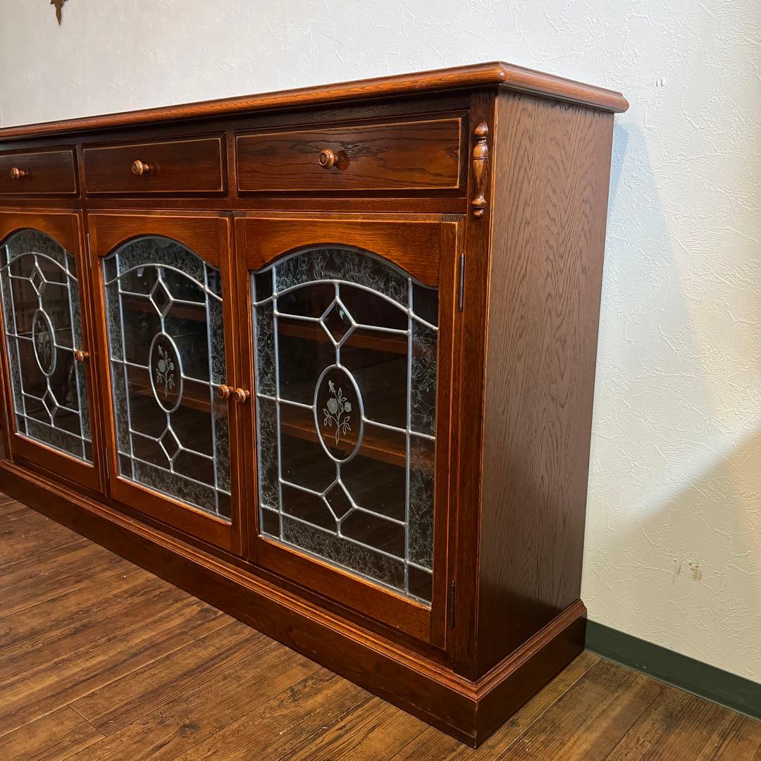 直接引取限定】三越家具 ブルージュ キャビネット サイドボード オーク