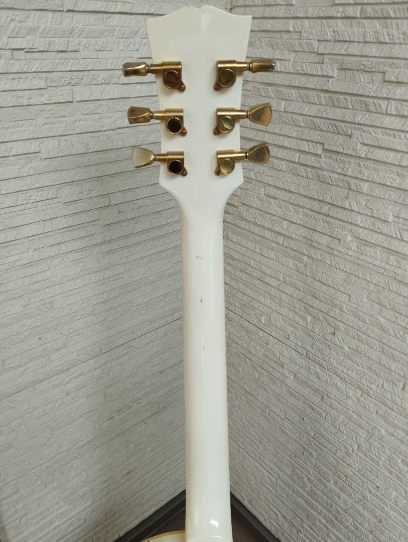 レフティ】Blitz ブリッツ レスポールカスタム クリームホワイト