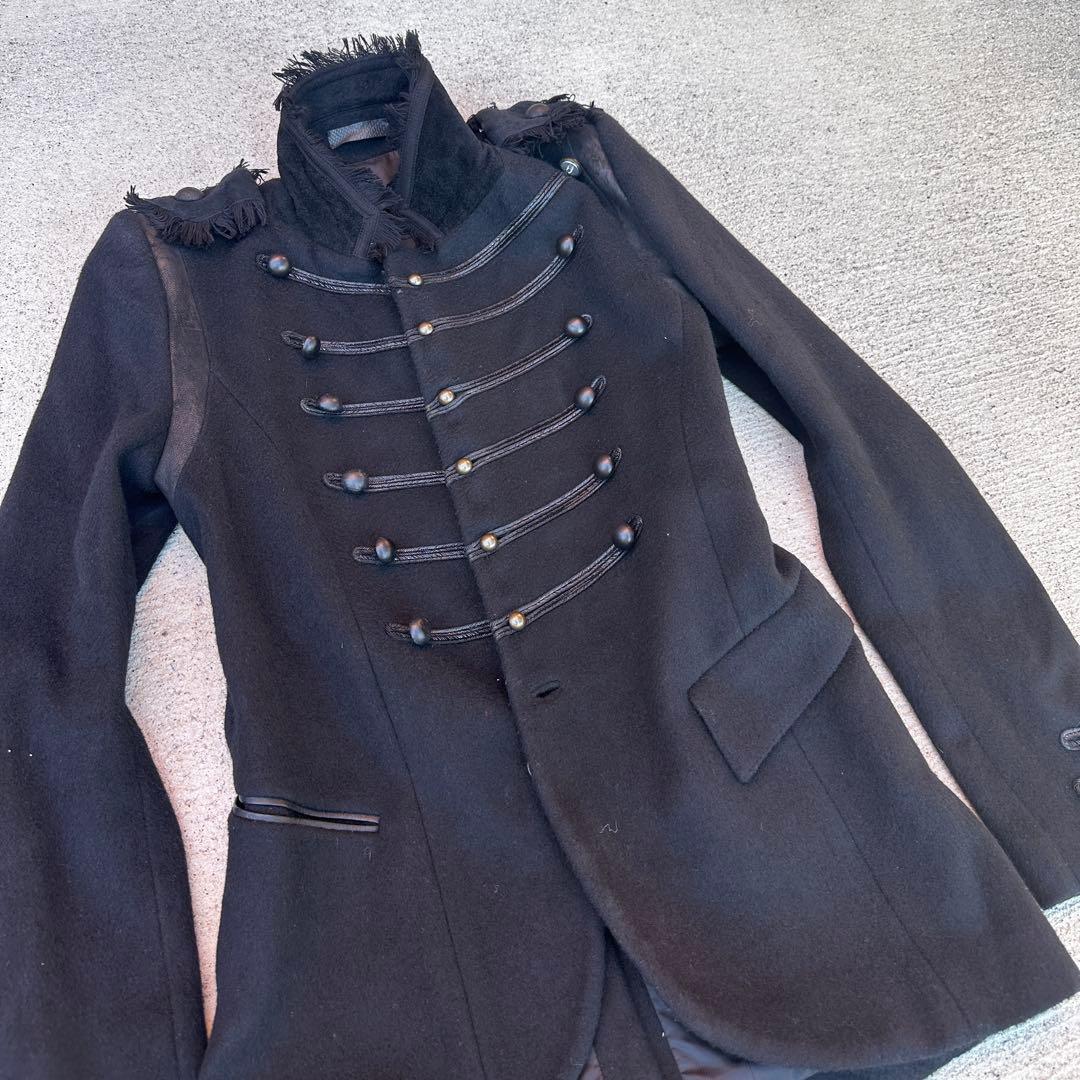 ifsixwasnine ナポレオンジャケット カシミヤ レザー v系