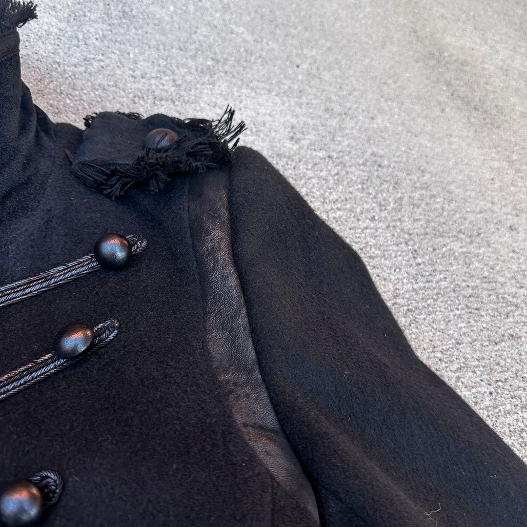 ifsixwasnine ナポレオンジャケット カシミヤ レザー v系