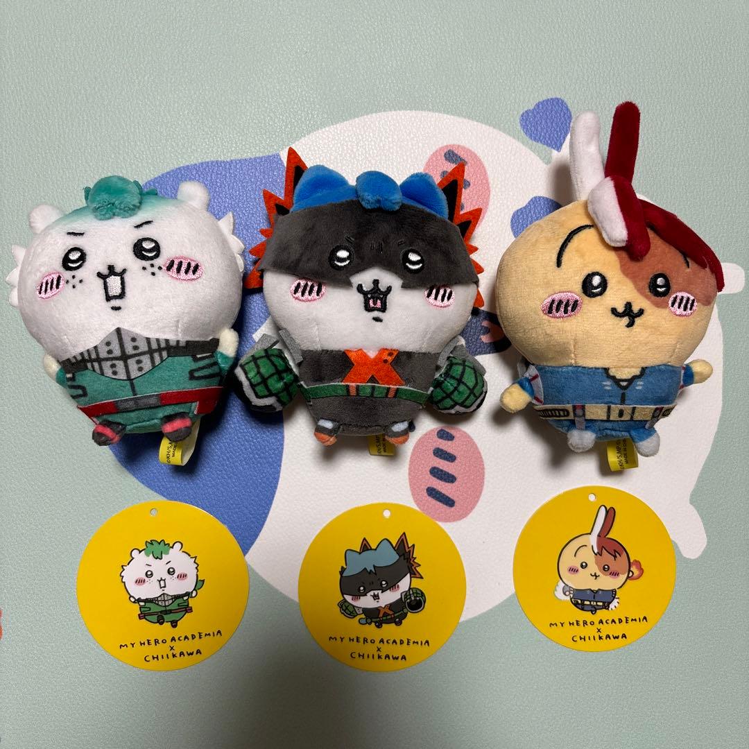 ちいかわ僕のヒーローアカデミアヒロアカマスコットハチワレうさぎ全3種
