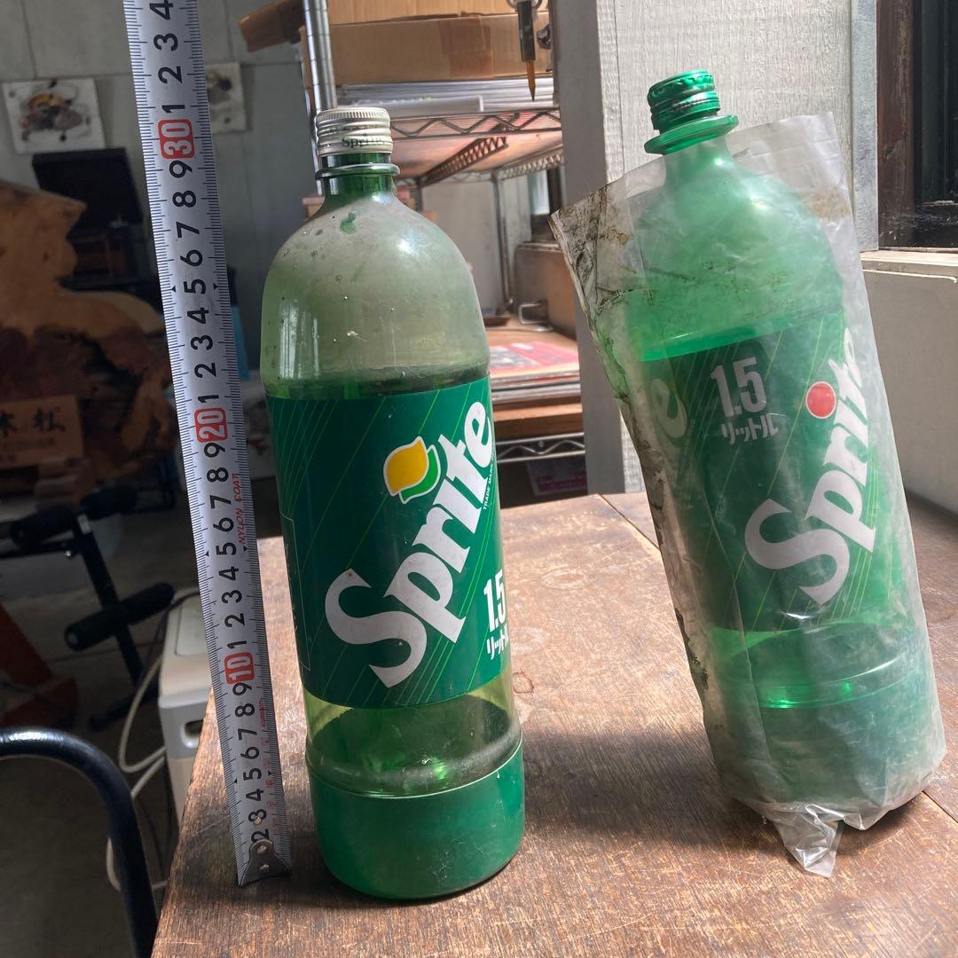 非売品 スプライト 昔のダミーボトル 2本 昭和レトロ ビンテージ コカコーラ