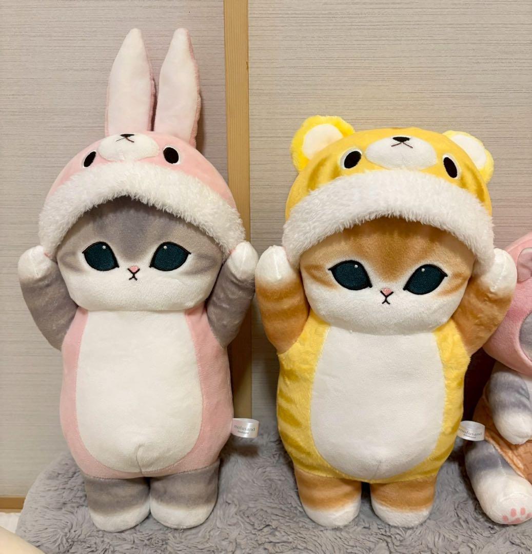 mofusandモフサンド　猫キャラクターBIGぬいぐるみ9体セット