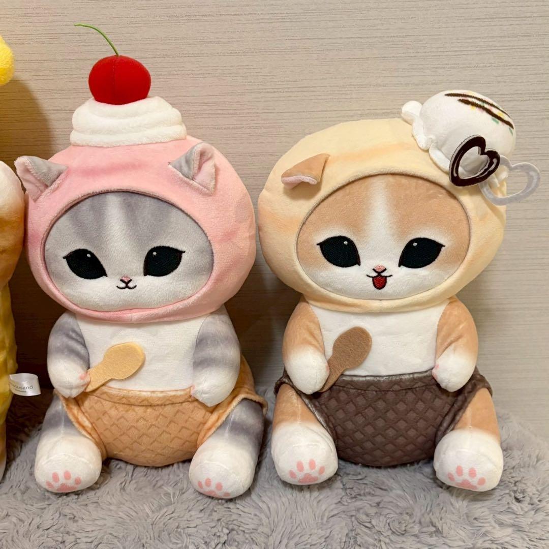 mofusandモフサンド　猫キャラクターBIGぬいぐるみ9体セット